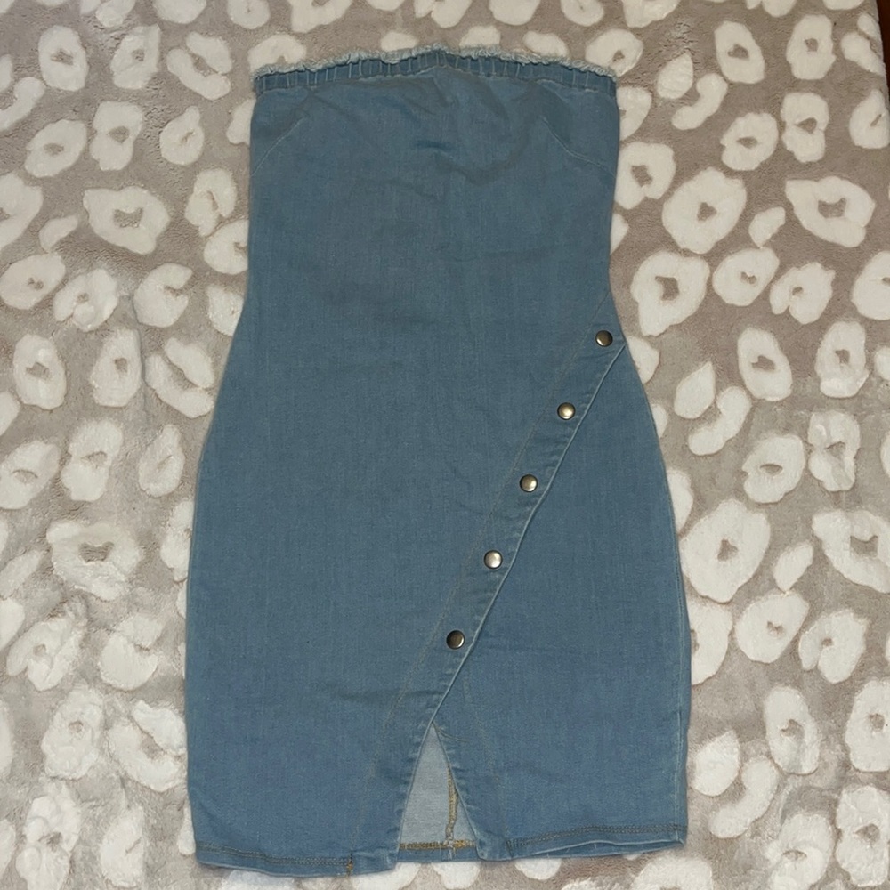 Denim dress